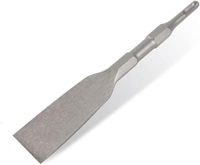 Elektrische Hamer Beitels - Beton Boren - Cement Verwijderen - Speciaal Legering Ontwerp - 40mm Breed - Zilver