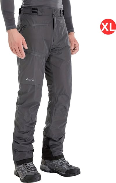 Livano Skibroek - Skipak - Snowboard Broek - Winterbroek - Sneeuwbroek - Heren - Wintersport - Buiten - Grijs - Maat XL