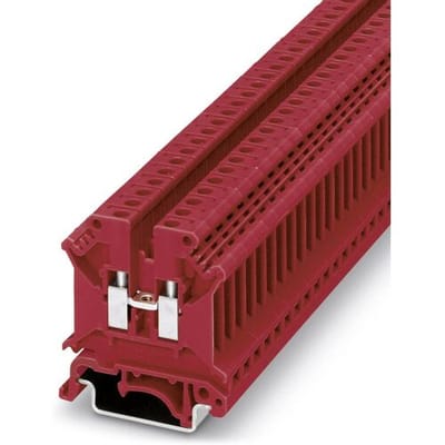 Phoenix Contact 3026696 Doorgangsserieklem 6.2 mm Schroeven Rood 50 stuk(s)