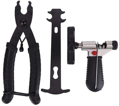 BRENZOOS- Kettingtang Hoogwaardig Roestvrij Staal - Fietsgereedschap Toolbox - Fietsgereedschap Set - Kettingsnijder - Kettingklauw - Slijtage-indicator