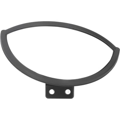 Convexe achteruitkijkspiegel ABS en Glas Breed Zichtbereik Halve Koepel Spiegel voor Heftruck gray