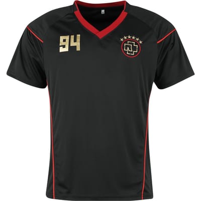 Rammstein Jersey - Trikot - S tot 5XL - voor Mannen - zwart-rood
