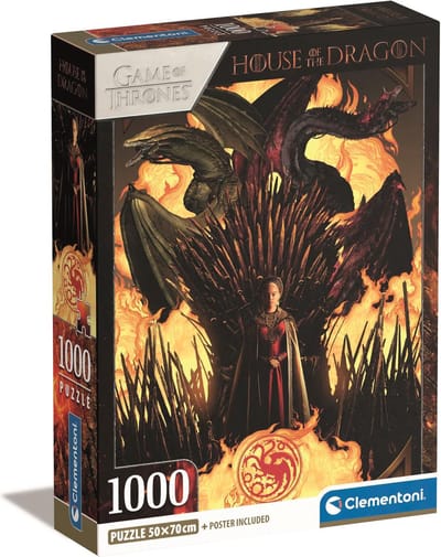 Puzzel 1000 stukjes. Compact. House of The Dragon 399048