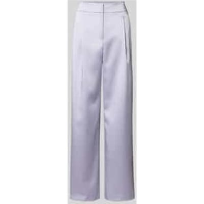 Stoffen broek met bandplooien