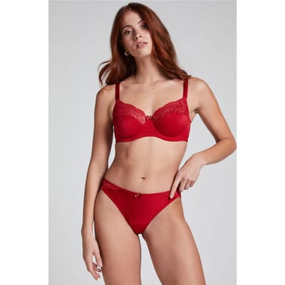 Hunkemöller Dames Lingerie Slip Sophie - Rood - maat L