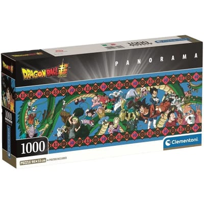 Clementoni - Puzzel - 1000 Stukjes - Dragon Ball Panorama - Compact Box