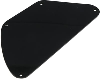 Gitaar backplate voor doublecut solidbody - Fazley 10689 - Zwart