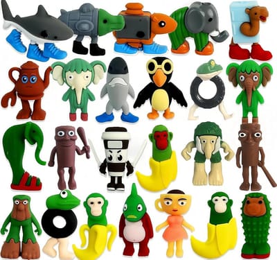 Adventskalender 2025 voor Kinderen - Set van 24 Stukken met Figuren en Speelgoed voor Feestdagen en Cadeaus
