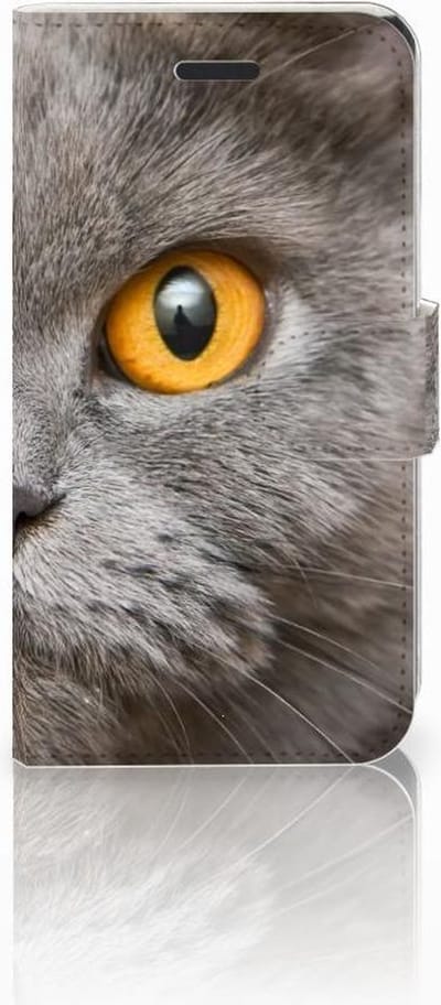 Telefoonhoesje met Pasjes Samsung Galaxy Xcover 3 | Xcover 3 VE Britse Korthaar
