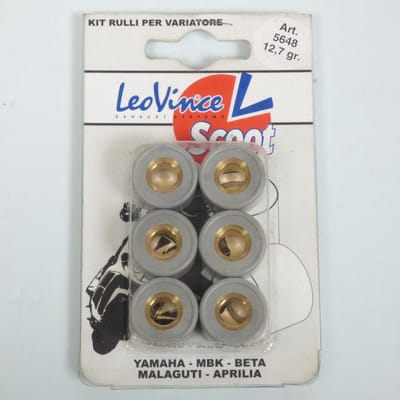 Galet rouleau de variateur Leovince pour Scooter Yamaha 125 Xmax 20x12 12.7Grs Neuf