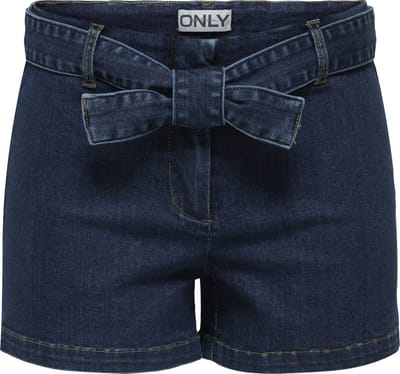 ONLY - ONLMADISON HW BELT SHORTS DNM GUA - Meisjes