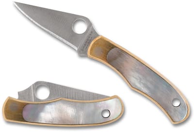 Spyderco Bug Nickel Silver Abalone 12C27 PE – Luxe Micro Zakmes Met Klassieke Uitstraling