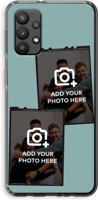 Gepersonaliseerd - Case Company® - Hoesje geschikt voor Samsung Galaxy A32 4G hoesje - Polaroid Zwart - Soft Cover Telefoonhoesje - Bescherming aan alle Kanten en Schermrand