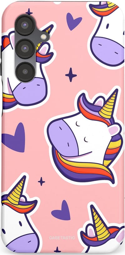 Casetastic Hoesje Geschikt voor Samsung A16 - Stijlvolle Beschermende Duo-layer Case - Unicornhart