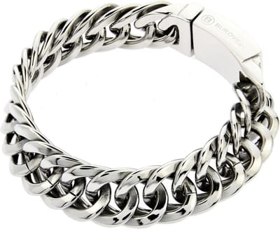 Bukovsky - Stalen Armband - "Prestige Small" - 17 cm - Junior - Zilverkleur - Gepolijst - Shiny - Rvs - 316L Stainless Steel