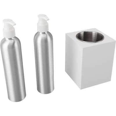 Massageolieverwarmer Professionele Enkele Fles Snelle Verwarming Lotionverwarmer met 2 stuks Aluminium