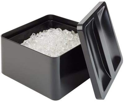 Ijsbox - Zwart - 27x27xh15 cm