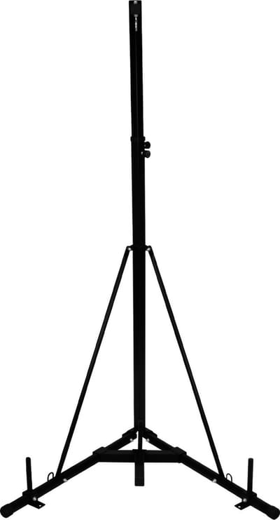 Inklapbare bokszakstandaard - zwart - 182-230 cm - draagkracht 68kg