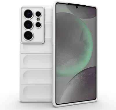 Solidenz AeroGrip geschikt voor Samsung Galaxy S25 Ultra hoesje - Wit