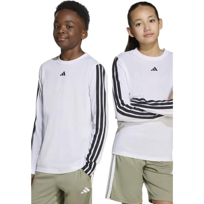 Adidas Sportswear Train Essentials Longsleeve Kids Maat: 128 | Sportkleding Outlet | Unisex | Wit