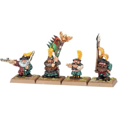 Bordspellen Games Workshop Warhammer ToW - Dwarfen Mountain Holds Etat Major de Nains Imperiaux