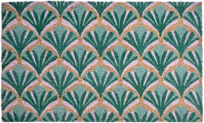 TATALIK - Deurmat - Groen - 45 x 75 cm - Kokosvezel