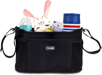 Universele Kinderwagen Organizer - Luiertas & Accessoires Tas met Bekerhouders en Opbergvakken