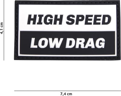 101 Inc Embleem 3D Pvc High Speed Zwart  17033