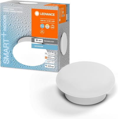 Slimme LED Plafond- en Wandlamp voor Badkamer met Wifi en Instelbare Kleurtemperatuur