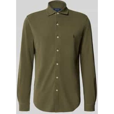 slim fit vrijetijdsoverhemd van puur katoen