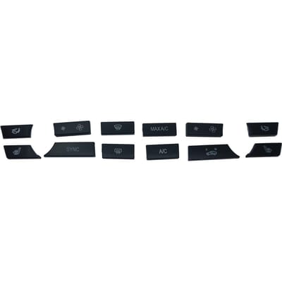 BDP957 12 Pièces Panneau de Commande Radio Climatisation CVC Bouton Couvercle 9331832 pour BMW F10 2011 16