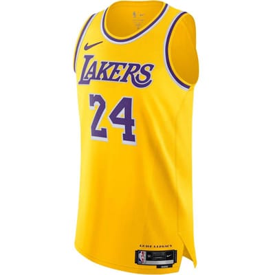 Nike LA Lakers Kobe Bryant #8 Leave A Legacy Jersey Geel S yellow
