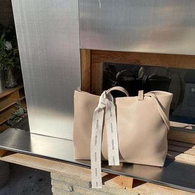 Koreaanse Retro Bruine Handgereedschap Tote Bag PU Zacht Leer Tas Grote Capaciteit Herfst en Winter Nieuwe Schoudertas voor Dames gray