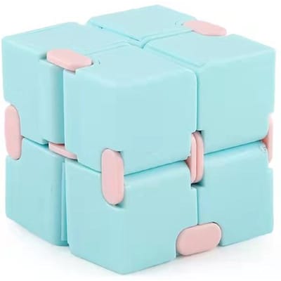 Infinity Magic Cube voor kinderen en volwassenen met autisme, antistressspel, grappig handspel, doolhof met vier hoeken, fidget toys, ontspanningsspeelgoed