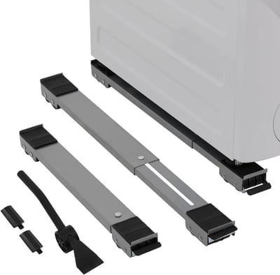 Zware Meubelwielen - Apparaatrollen Mobiele Basis - Meubels Verplaatsen - 24 Stabiliserende Wielen - 434 - 693 cm - Zilver