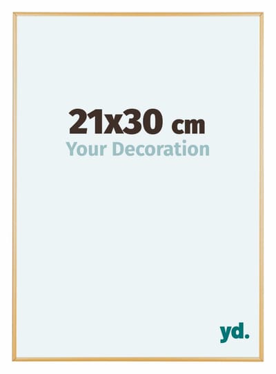 Your Decoration - Fotolijst 21x30 cm - Aluminium - Goud Vintage - Kent
