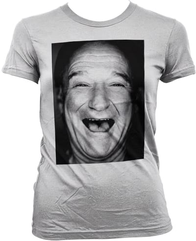 Hybris Dames T-shirt Robin Williams Face Up Girly SH-5-15733-H51-10