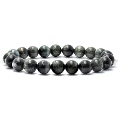 Bixorp Gems Valkenoog Edelstenen Armband - 8mm / 18cm - Luxe Handgemaakte Kralenarmband