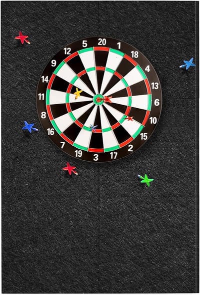 Dartbord Wandbeschermer Vilt Zelfklevend Rand voor Pijltjesbord