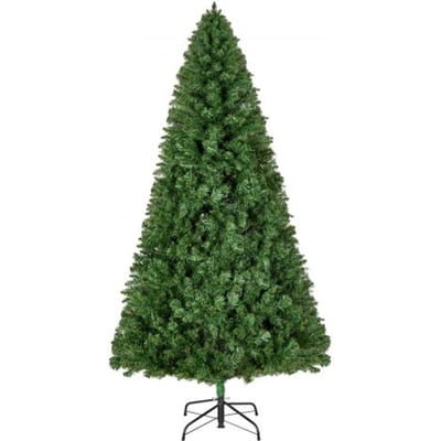 VEVOR Kunstkerstboom, 1,8 m, PVC kerstboom, levensecht, met 1250 takpunten en stevige metalen standaard voor thuis, feest en kantoordecoratie