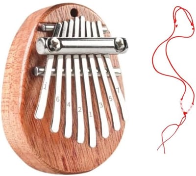 Allecto - Mini Kalimba - Duimpiano voor Beginners - Bruin