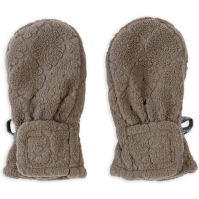 Wanten 18 maanden fleece - Klittenbandsluiting - Bruin - 12-24 maanden