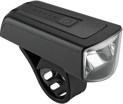 AXA Dwn Front 70 Lux Fietsverlichting – USB Oplaadbare LED Fietslamp Voorlicht – StVZO Goedgekeurd – Fietslicht met Grote Zichtafstand