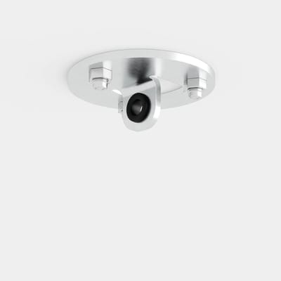 Plafondanker Plaat - Oogplaat Bevestiging - Luchtacrobatiek Oefenen - Zware Stalen Constructie - 12 cm Diameter - Gegalvaniseerd