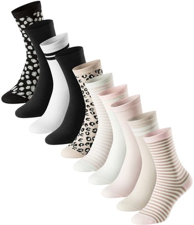 Schiesser Dames sokken 10 pack Bluebird