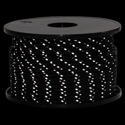 vidaXL - Tentscheerlijn - met - reflecterende - strips - en - spanners - 50 - m - 5 - mm