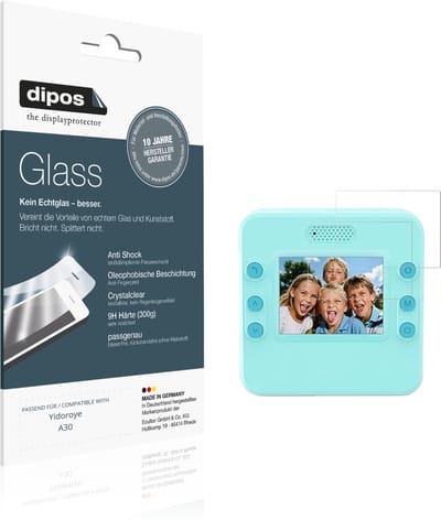 dipos – 2x Pantserfolie geschikt voor Yidoroye A30 | 9H Screenprotector