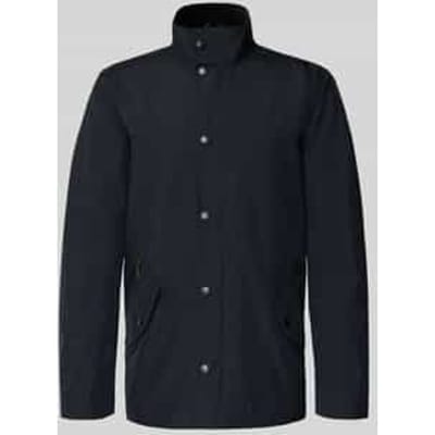 regular fit hemdjack met staande kraag