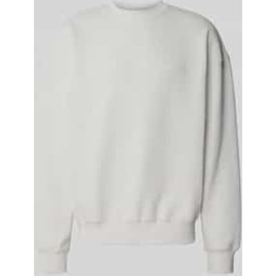 Oversized fit sweatshirt met logo-stitching model 'Tate'