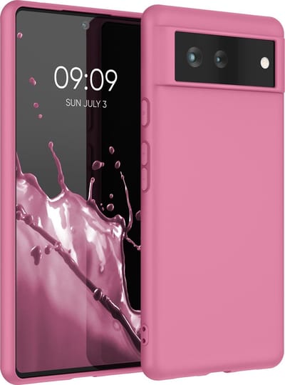 kwmobile telefoonhoesje geschikt voor Google Pixel 6 - Hoesje voor smartphone - Back cover in zoetroze